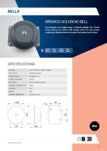 Sirenco Solenoid Bell