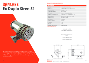 Banshee EX Duplo Siren S1