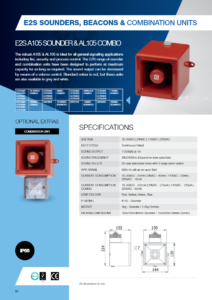 E2S 105 Sounder and combo